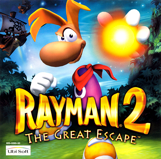 Rayman 2 The Great Escape box art for Sega Dreamcast